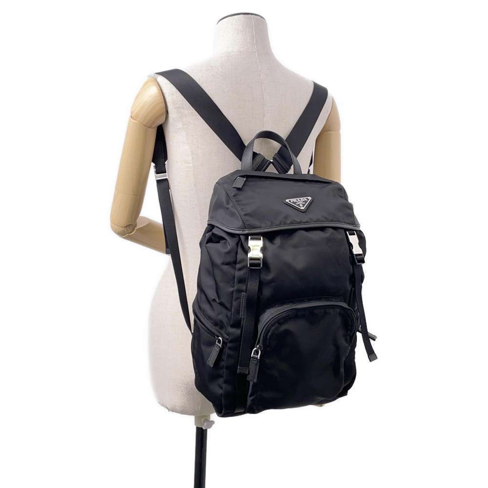 Prada Backpack Re-Nylon Nylon Black - image 4